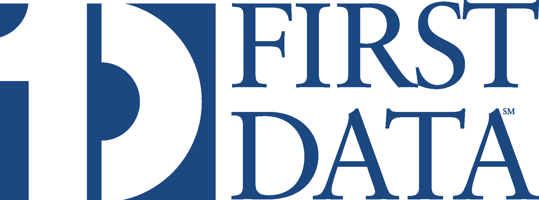 First Data Blue Logo Vector Logo
